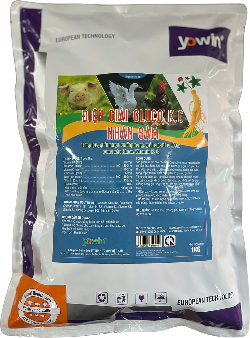 ĐIỆN GIẢI GLUCO K-C Thảo dược