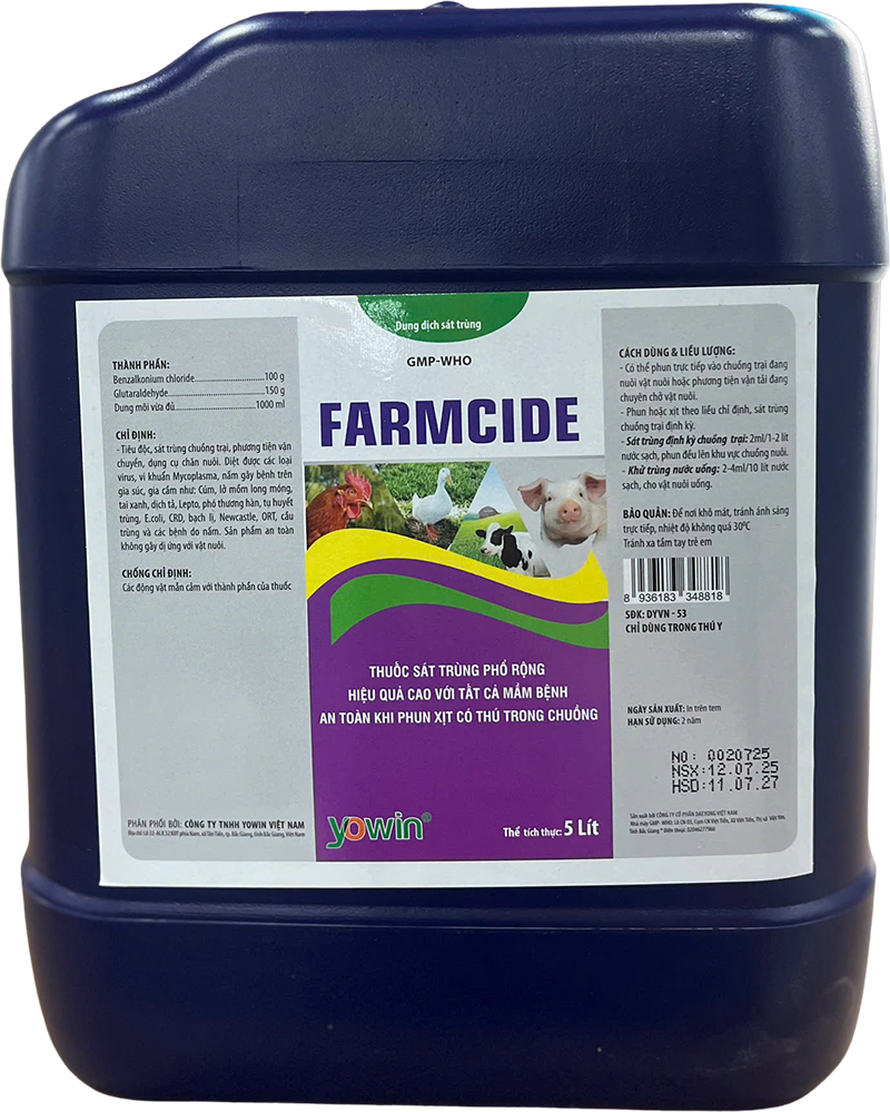 Trang chủ 180 FARMICIDE 5 Lít