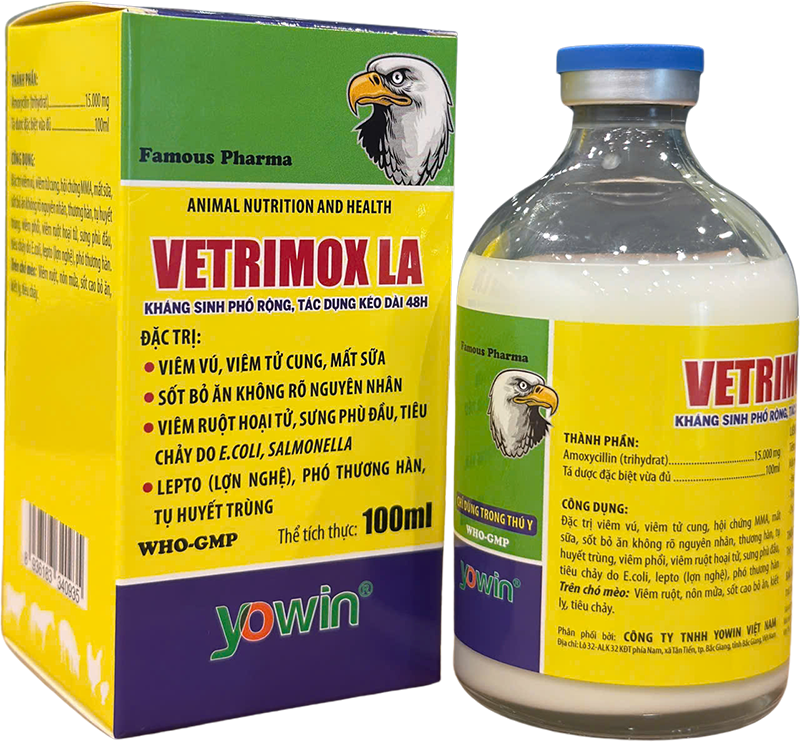 Trang chủ 220 VETRIMOX LA - 20ml, 100ml